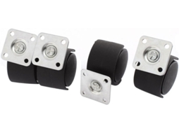 Quadrado Para Cadeira De Rodas Aexit Com 3,8 Cm De, (4 Peças), Giratório