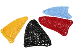 Rede de cabelo leve em rayon, conjunto de 4 peças para mulheres, estampa de tucano.