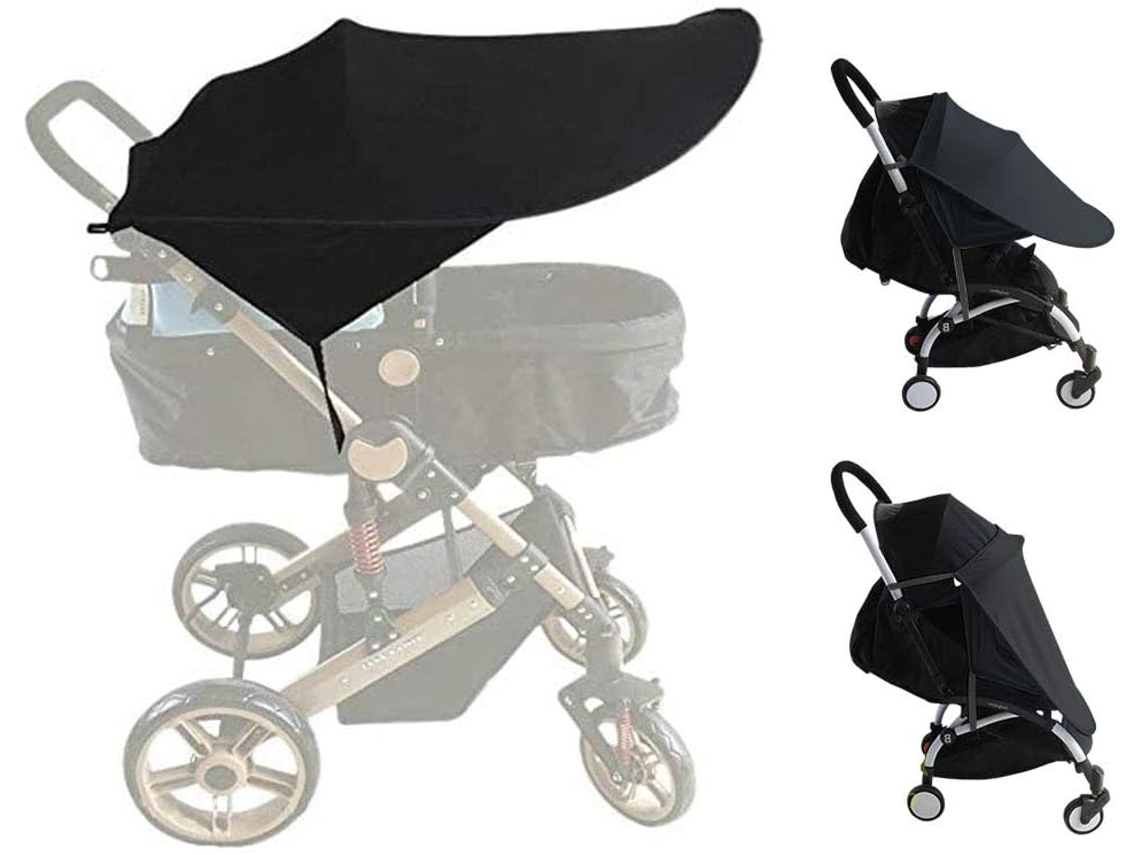 Capuz Universal para Carrinho de Bebê com Proteção Solar Uv Upf50+ Ajustável AQUAFORGE