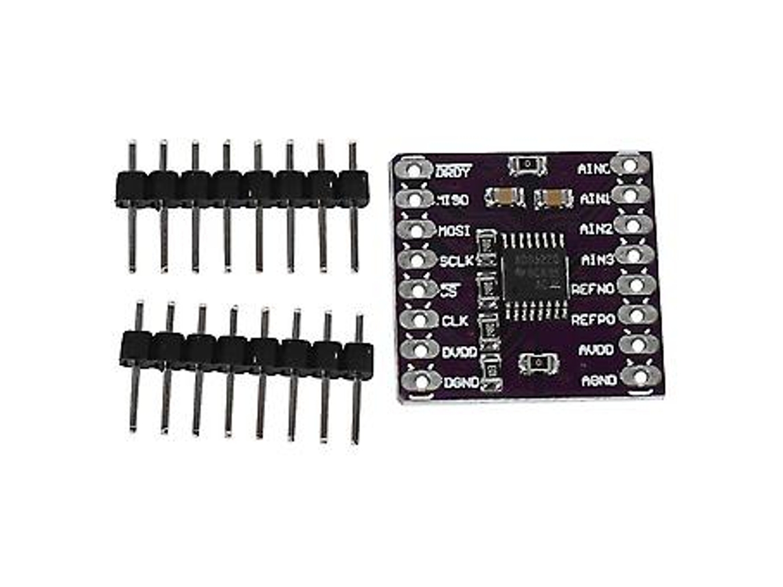 Cjmcu 1 Ads1 Um Conversor A/d I2c De 24 Bits Slowmoose
