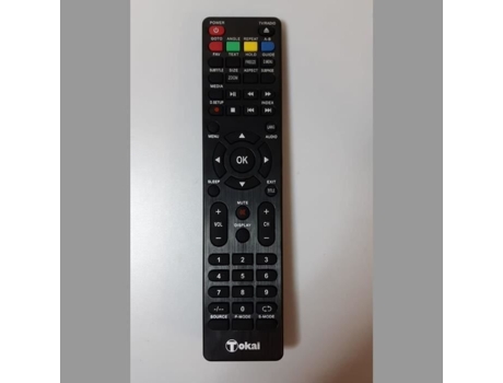 Tokai. Controle Remoto Original Para Televisão Tokai Ate50d1044k. Novo. Entregue Sem Baterias.