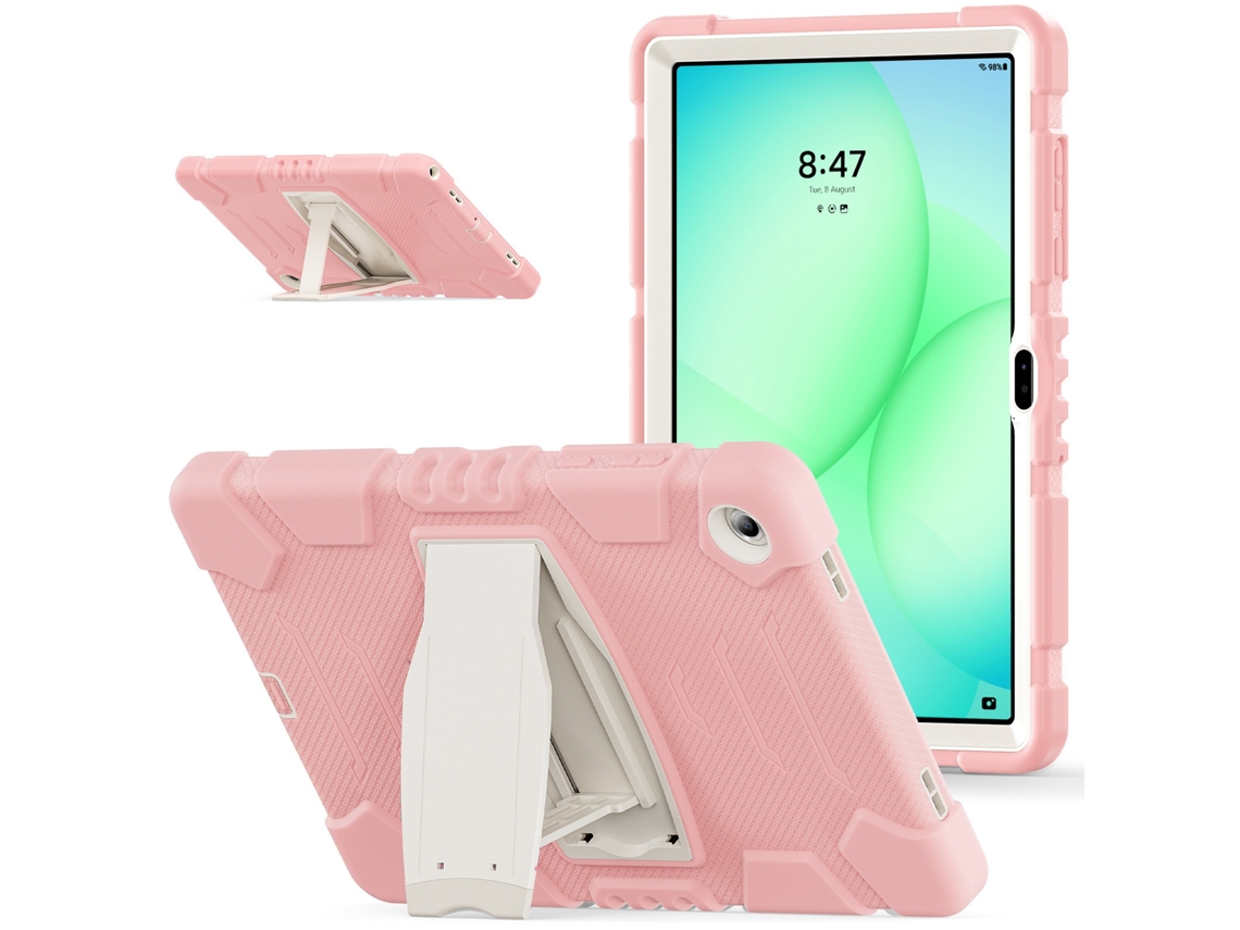 Tressino Capa Tablet Para Samsung Galaxy Tab A11 Plus 11 Polegadas (2025) Resistente A Quedas Com Suporte, Rosa