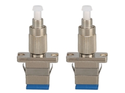Aetheria 2pcs Adaptador Fc Upc Macho para Sc Upc Fêmea Conector Fibra Óptica Modo Simples