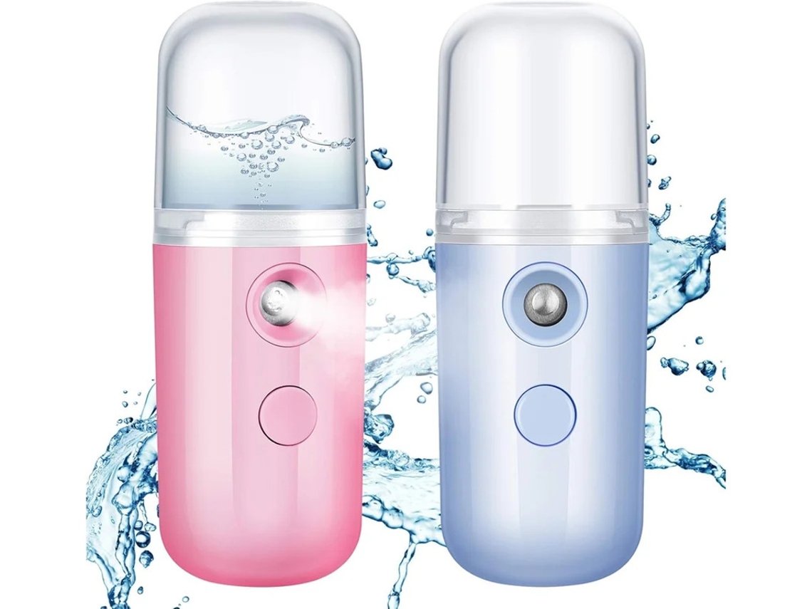 Pulverizador Nano Facial De 2 Pacotes 30ml Mini Umidificador Facial Portátil Usb Recarregável Máquina Portátil De Cuidados Com A Pele Para H Bestvite