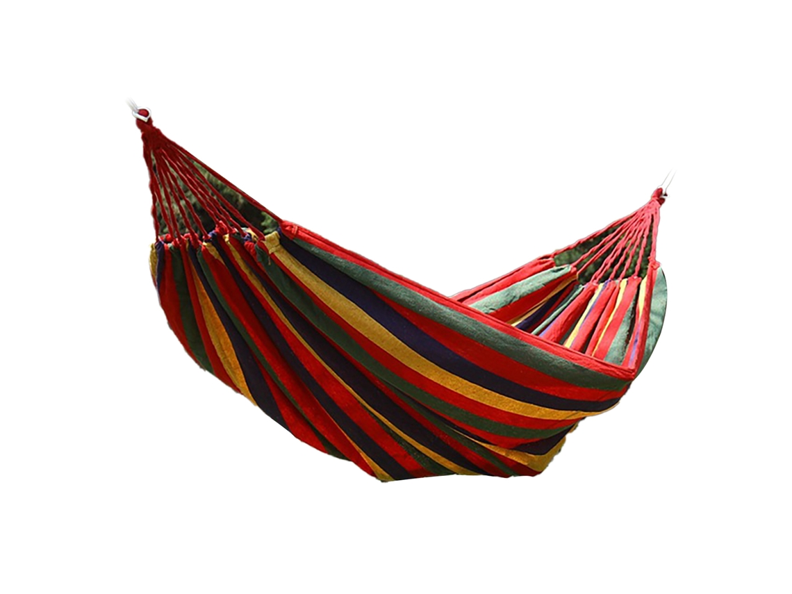 Rede de jardim de poliéster algodão portátil anti capsize para camping até 200kg S/MARCA
