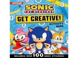 Livro Sonic The Hedgehog Get Creative! Sticker Activity Book de Sonic the Hedgehog (Inglês)