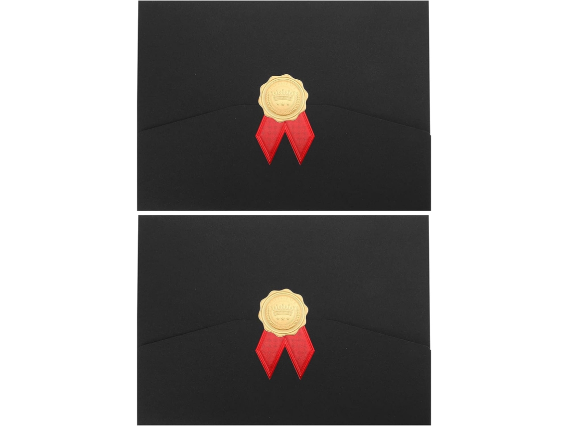 Conjunto Homoyoyo de 2 camadas para certificados, diplomas e cartas de recomendação, design de honra.