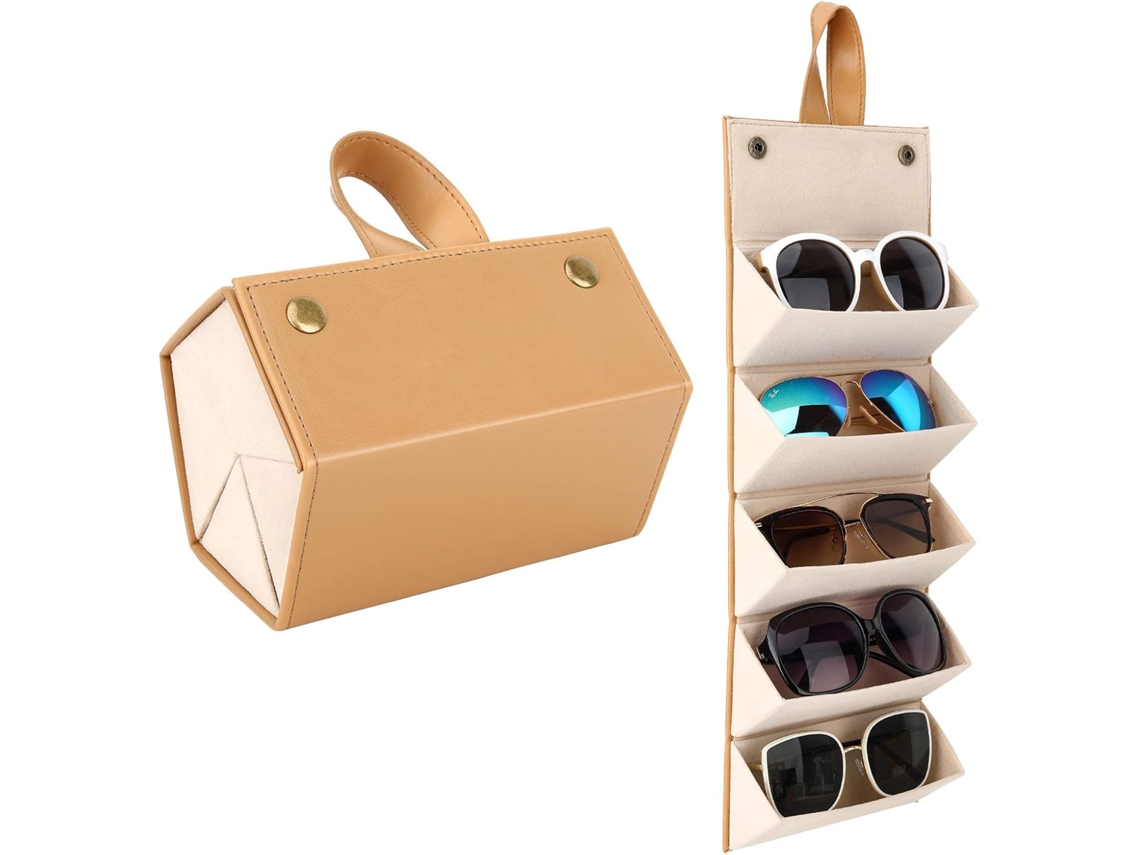 Estojo para Óculos com Compartimento, Bolsa para Guardar Óculos de Sol AQUAFORGE