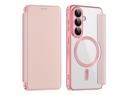 Capa Para Samsung Galaxy S26 ,capa Flip Em Couro Pu Com Compartimento Para Cartão,rosa Gertiz