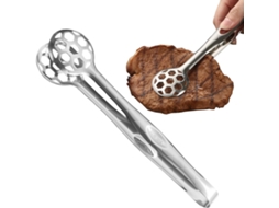 Pinça Para Alimentos Na Cozinha Carne De Churrasco Em Aço Inoxidável Resistente Utensílio Multifuncional Casa E