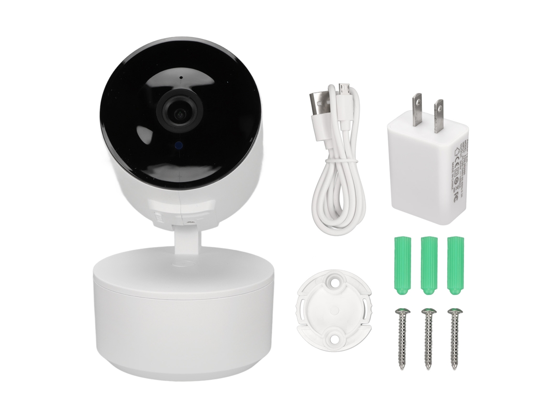Câmera De Segurança 1080p Full Hd 2.4ghz Wifi Inteligente Com Comunicação Bidirecional E Detecção De Som Para Casa E Loja