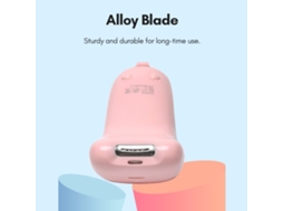 Primerox cortador de Unhas Elétrico Portátil Mini com Luz Uv, Seguro para Bebê, Crianças, Adultos e Idosos