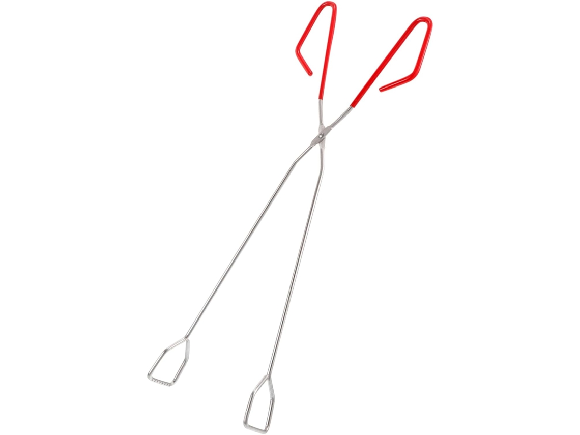 Pinça Para Churrasco Dechous Lareira Externa, Utensílio Para Lareira Com Cabo, Pinça Para Lenha Churrasco