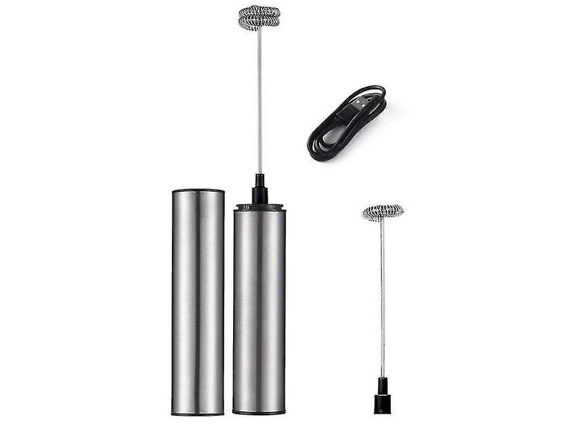 Espumador De Leite De Aço Inoxidável Recarregável Por Usb, Máquina Multifuncional, Espumador De Leite Elétrico Slowmoose