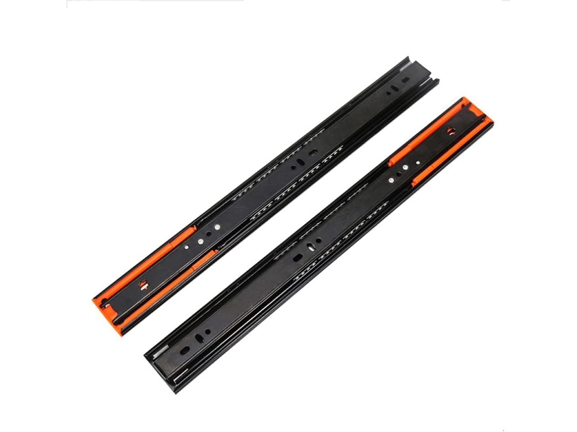 Corrediça De Gaveta Com Rolamento De Esferas De 45 Mm Para Móveis, 3 Unidades.