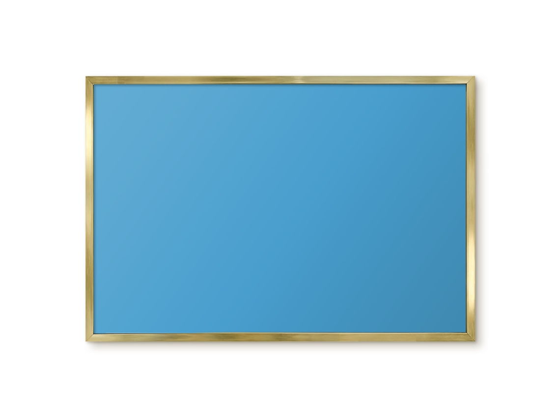 Quadro magnético de parede na cor marrom para quarto Espelharte (60x40 cm)
