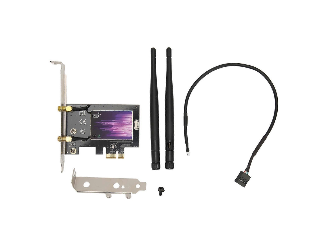 Placa De Rede Sem Fio Pcie Wifi 6 3000 Mbps Banda Tripla 2,4 G 5,8 G 6e Pcie Placa Adaptadora Wifi 6e Para Streaming De Jogos Slowmoose