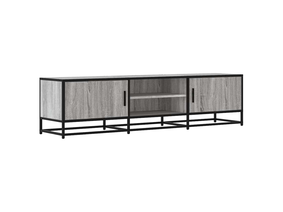 Tv Cabinet, Tv Cabinets Vidaxl Cinzeto Madeira Processada (n/a)