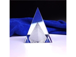 Pirâmide De Cristal Claro, Prisma De Feng Shui Para Meditação E Decoração De Casa/escritório