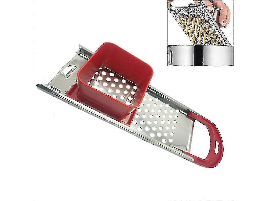 Máquina De Spätzle Premium Em Aço Inoxidável Com Cabo Confortável, Tradicional Máquina Alemã De Macarrão Ovos Redcjy Vermelha
