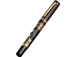 Canetas Rollerball De Luxo Para Negócios, 0,5mm, Tinta Gel, Metal,