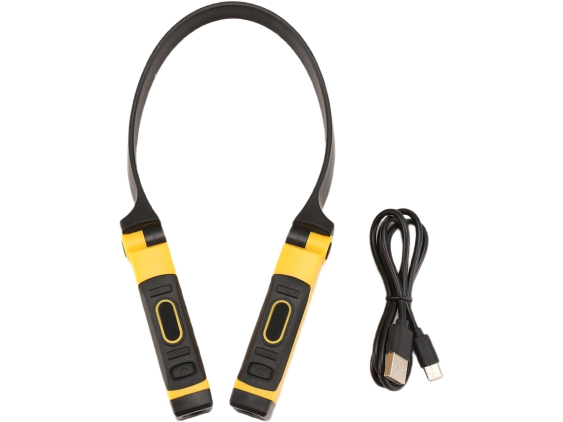 Luminária De Leitura Recarregável Via Usb, Luz De Pescoço, 2 Níveis De Brilho, Braços Dobráveis Para Leitura E Reparos