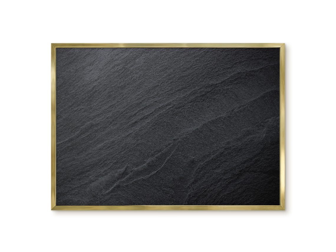 Quadro magnético para parede com estampa de tijolos para quarto Espelharte (70x50 cm)