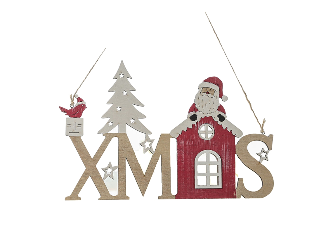 Pingente de Árvore de Natal-Placa de Letra de 17 5 Cm Tipo E/Peça/52G AURUM