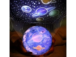Projetor De Estrelas E Luz Noturna Para Crianças Com Rotação 360° Planetas. Aquaforge