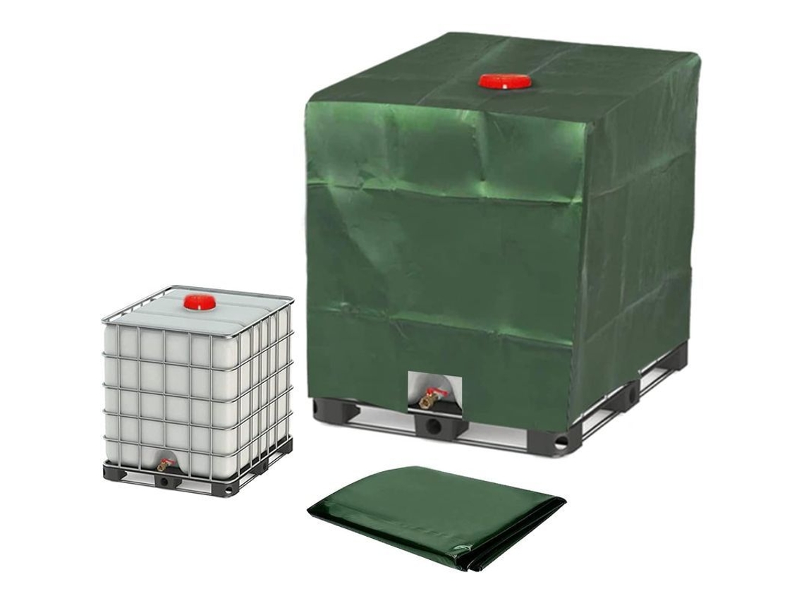 Capota de lona para tanque IBC 1000l, 120x100x116cm | S/MARCA