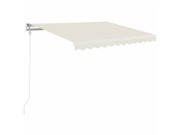 Retractable Awning, Retractable Awnings Vidaxl Creme Alumínio (350 X 250 Cm)