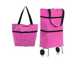 Sacola de Compras com Rodas, 2 em 1, Reutilizável, Multifuncional e Dobrável, Ideal para Casa e Supermercado. GOKOCO