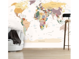 Papel de Parede ARTGEIST Mapa Mundo (200x140 cm)
