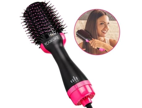 YOUKUKE 3 em 1 escova de sopro escova de alisamento de cabelo de uma etapa secador de cabelo volumizador para todos os tipos de cabelo YOUKUKE