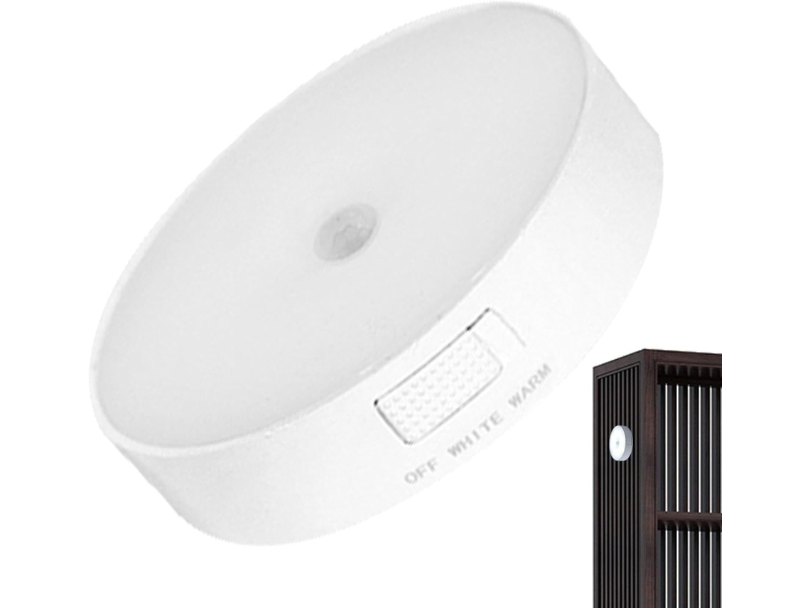 Luz Noturna Genérica Com Sensor De Movimento Led Usb 3,38 X 0