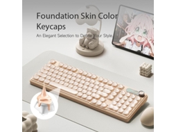 Teclado de Música e Esportes Eletrônicos Ip98 Tom de Pele com Fio ZSANFS | ZSANFS