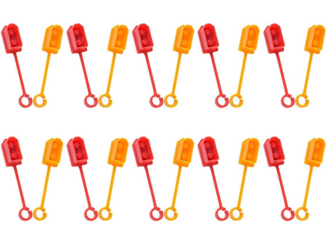 Kit Com 20 Protetores Isolantes De Plástico Para Conectores Xt60.