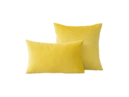 Almofadas, 50x50 Cm, Algodão, Amarelo, 2 Pcs ZYBLSSBB