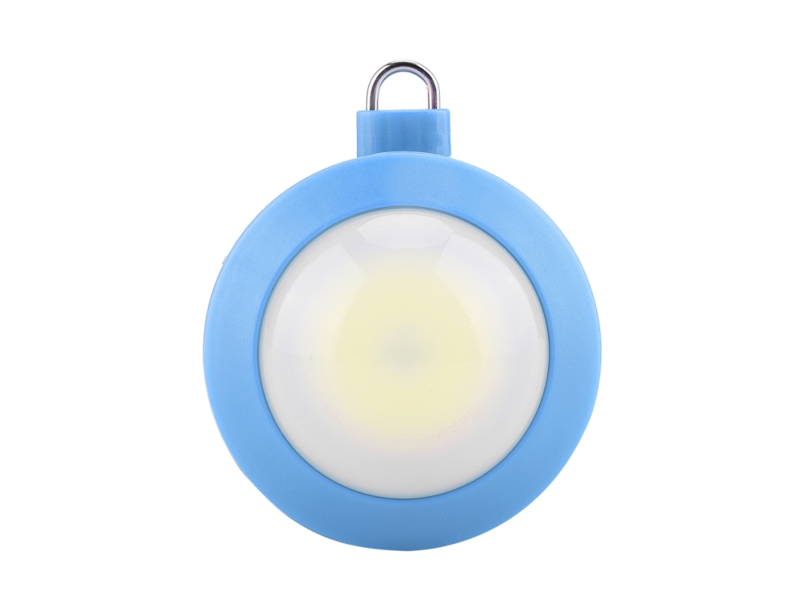 Luz Acampamento Led Cob Brilhante Gancho Azul | S/MARCA