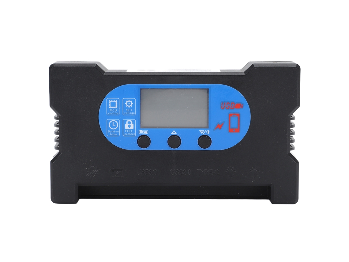 Controlador de Carga Solar Portátil 50a Dual Usb Type C Primerox