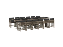Garden Dining Set, Garden Dining Sets Vidaxl Cinzeto Rattan / Vime (n/a)