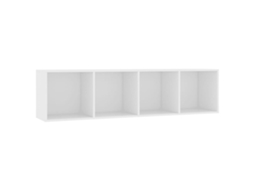 Conjunto 1 Armário De Livros Vidaxl Branco Derivados De Madeira (143 X 30 X 36 Cm)