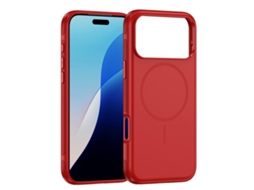 Capa Híbrida De Pc E Tpu Para Iphone 17 Pro, Imitação Da Original Com Magsafe.