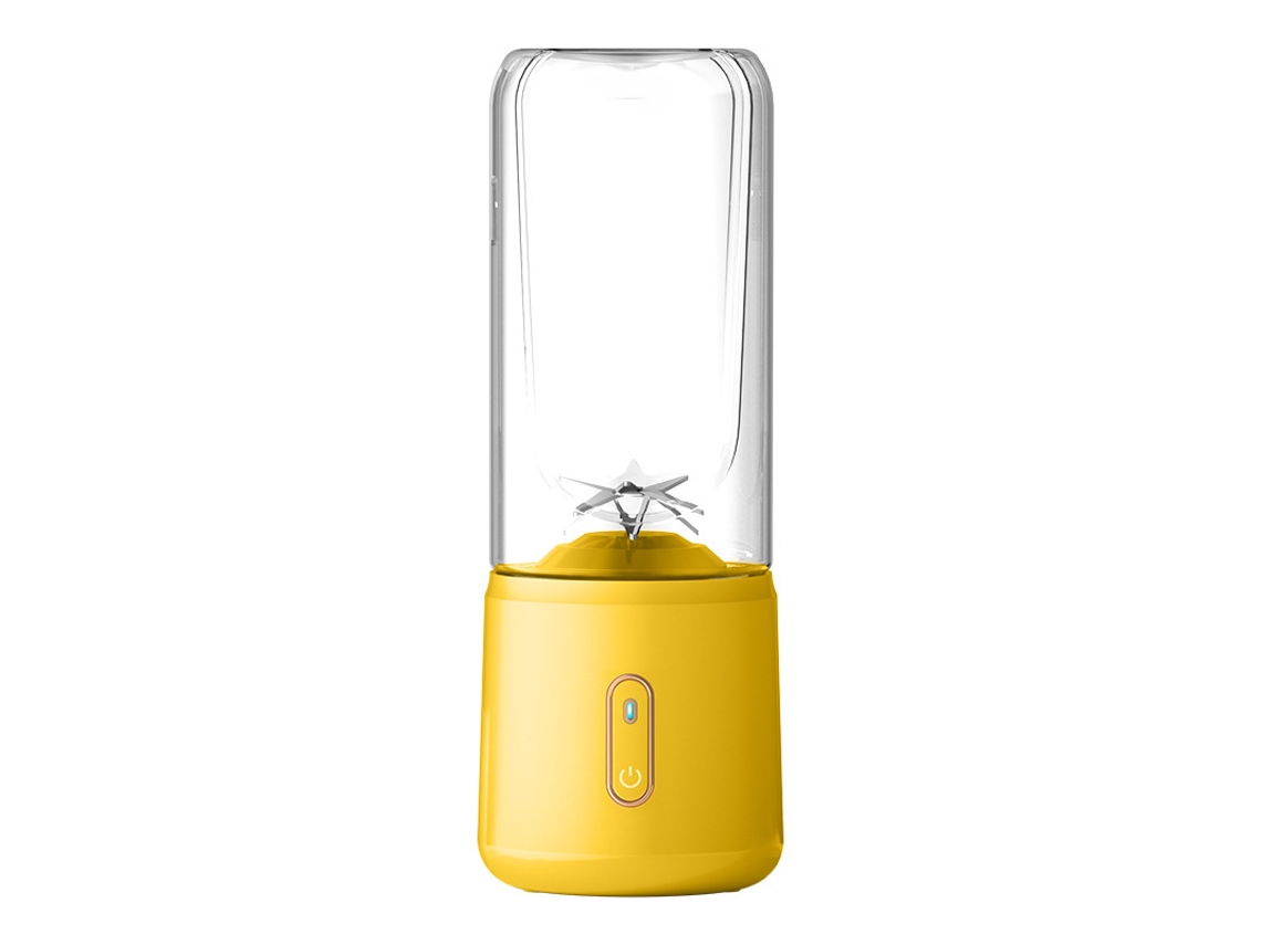 Espremedor De Frutas Portátil Com Carregamento Sem Fio, Espremedor De Frutas Elétrico Multifuncional Para Uso Doméstico.amarelo Limão - Versão Com Bat