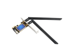 HURRISE Pcie Placa Wifi Placa de Rede Pcie 2.4G/5G Dual Band Pci Express Placa de Rede com Suporte para Caixa de Computador