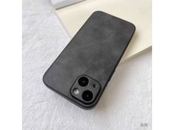 Capa Para Iphone 16 Pro Max Com Textura De Couro Cinza, Totalmente Resistente A Quedas, Simples, Sólida E Exclusiva.