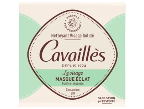 Rogé CAVAILLÈS Máscara Facial de Limpeza Sólida Radiance 70 G