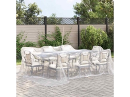 Maison Exclusive - Encerado Transparente Com Ilhós 1x2 M Polietileno