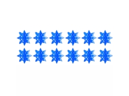 Enfeites De Flocos De Neve De Plástico Com Glitter Para Decoração De Inverno Em Árvores De Natal, Janelas E Ambientes Internos EE Aquaforge