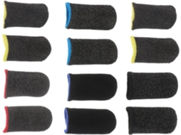 Lurelia Dedeiras Gaming Para Ecrã Tátil 6 Pares, Abs, Algodão, Respirável, Elástico, Para Gaming Móvel E Ecrãs Táteis